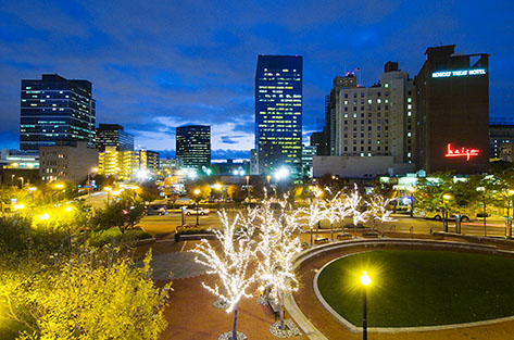 Newark Skyline from NJPAC